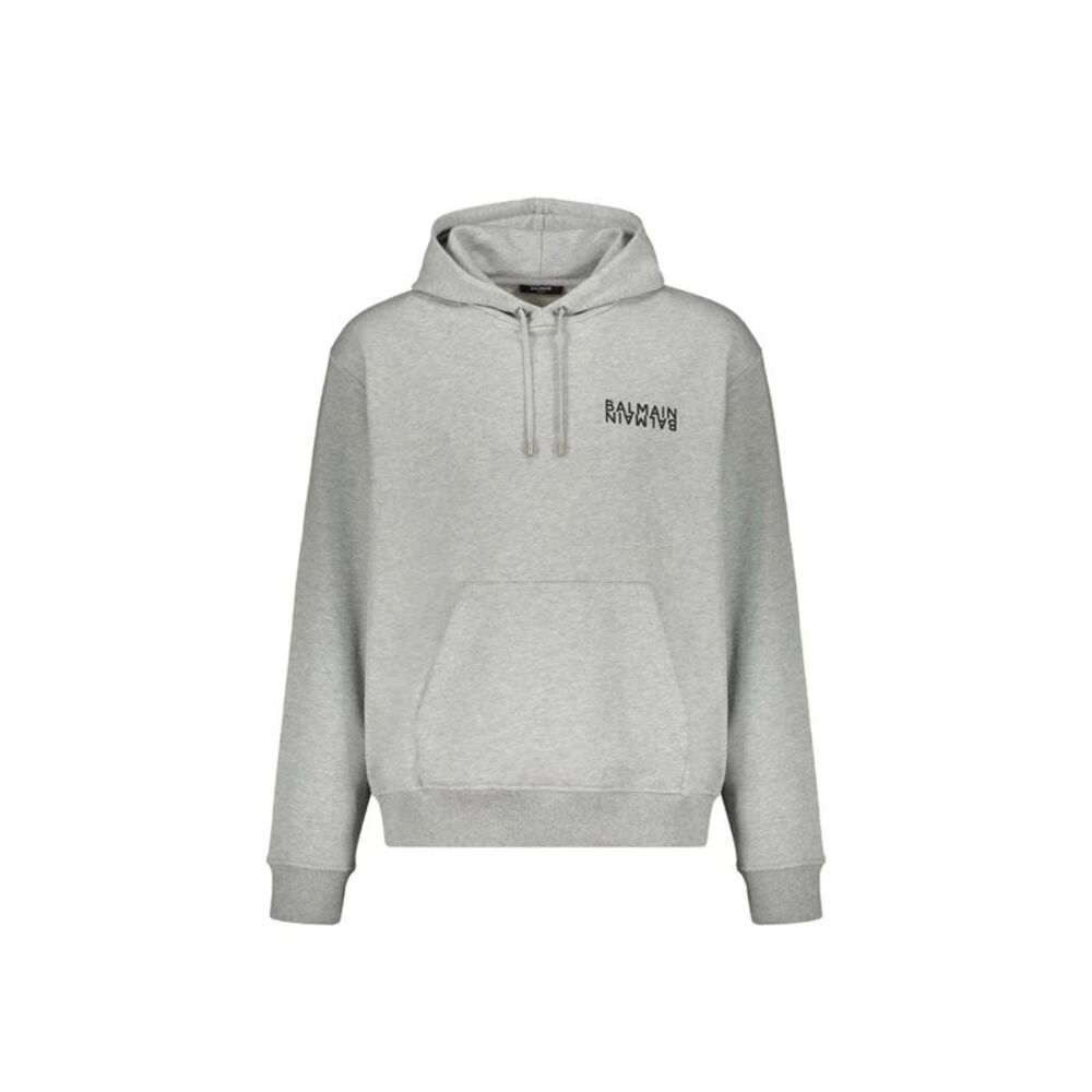 Balmain Logo Motif Hoodie Men